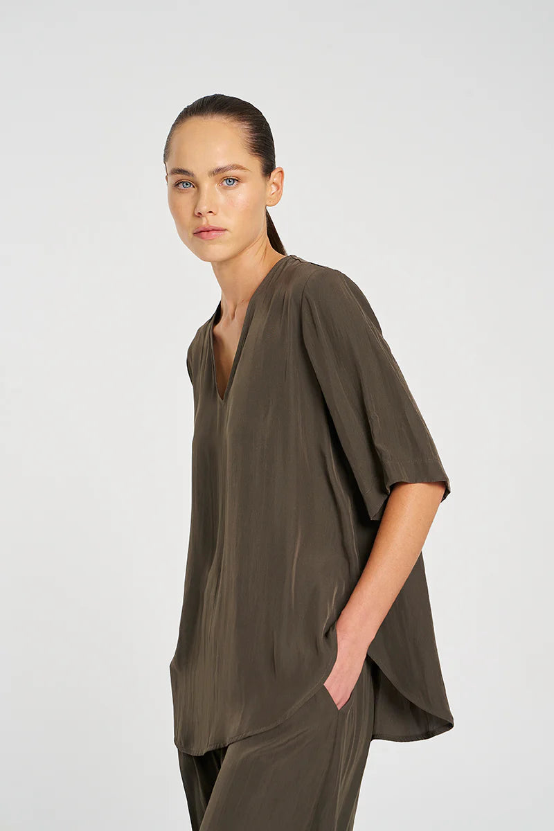 Swish Plaza Top Mache Leather