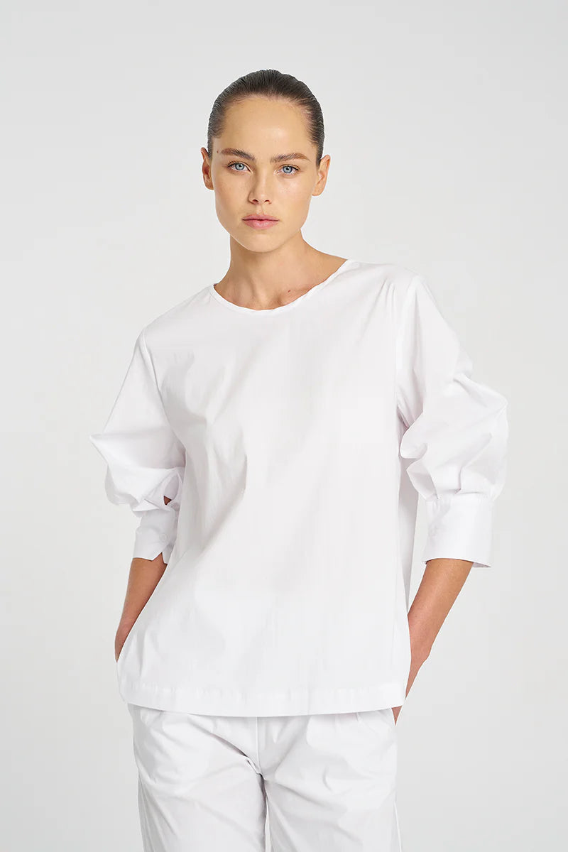 Resort Top Microprene White