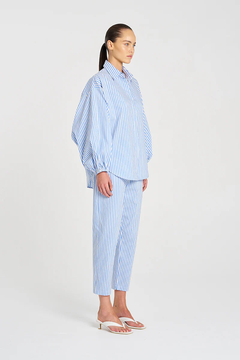 Nomad Pant Stripe Microprene Miami White