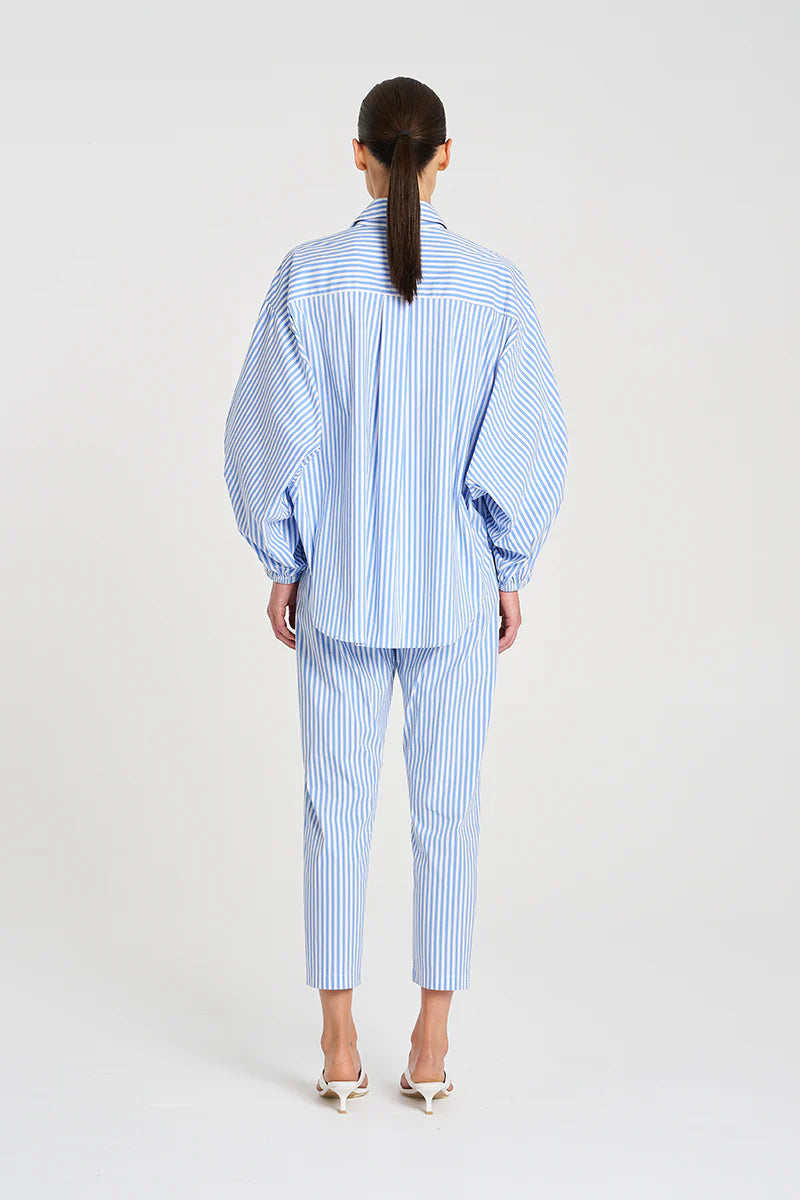 Nomad Pant Stripe Microprene Miami White