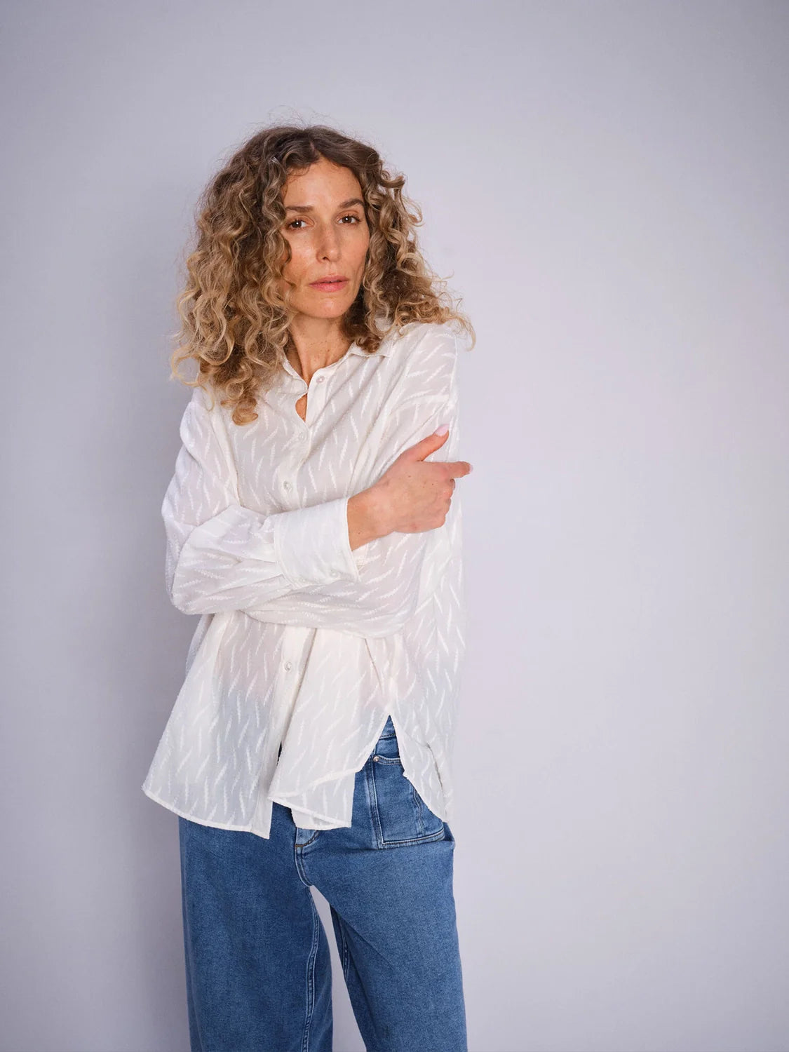 Britze Cotton Shirt Ecru