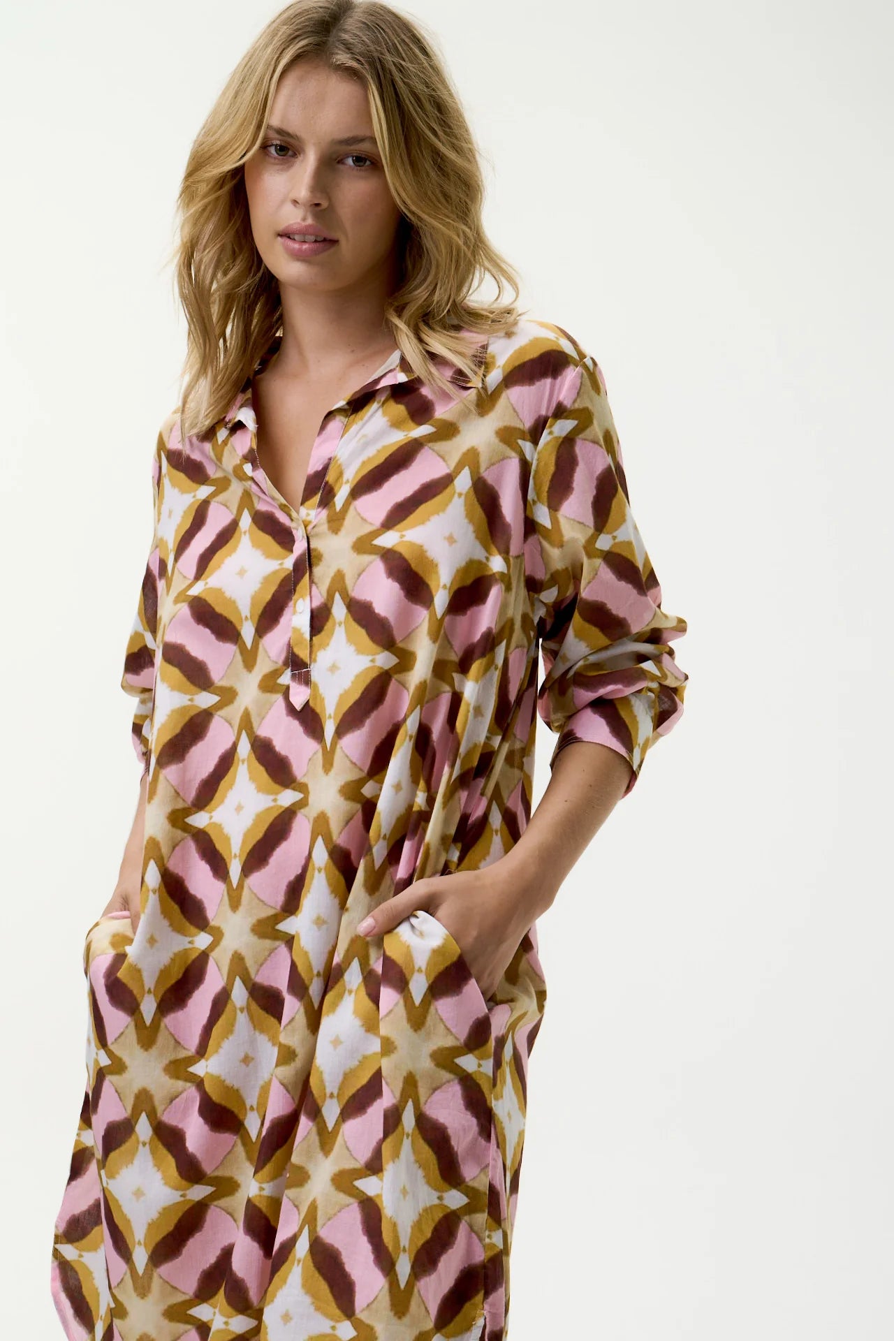 Tobago Middy Gilli Pink Ikat