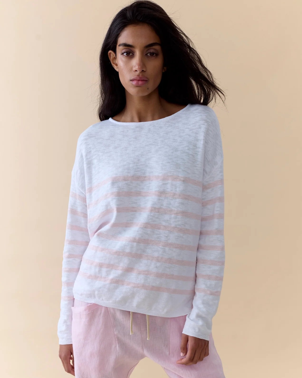 Bobbie Top White/Pink