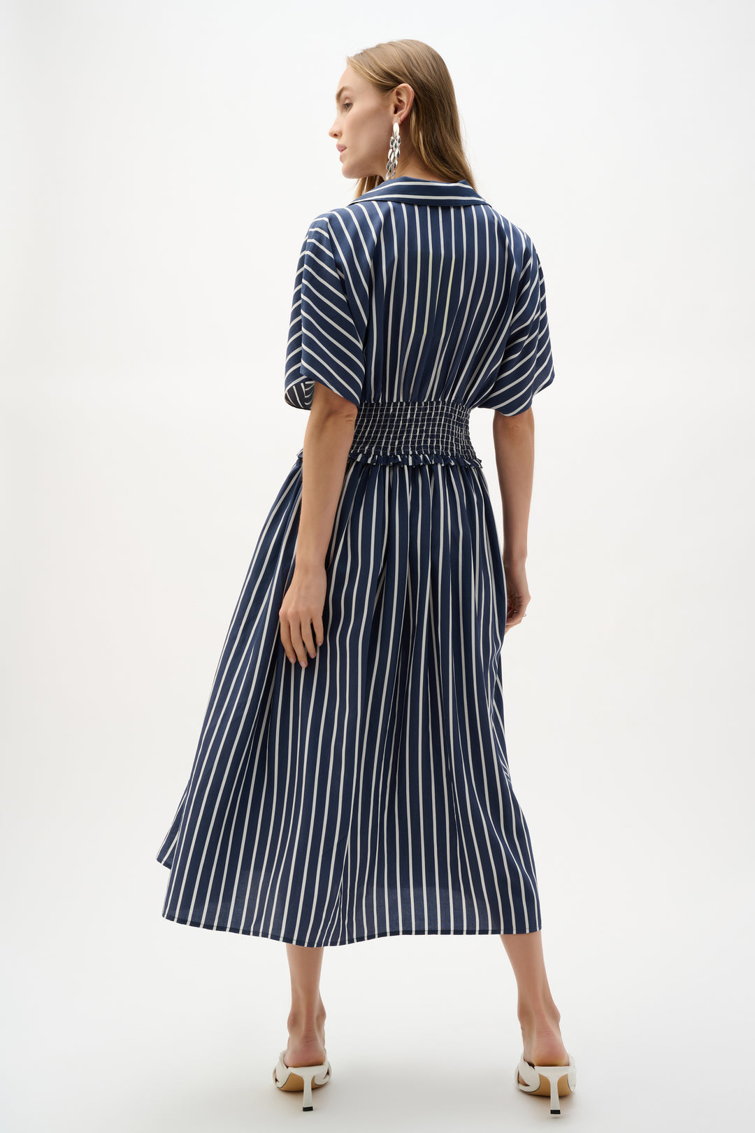 262912 Dress Blue White