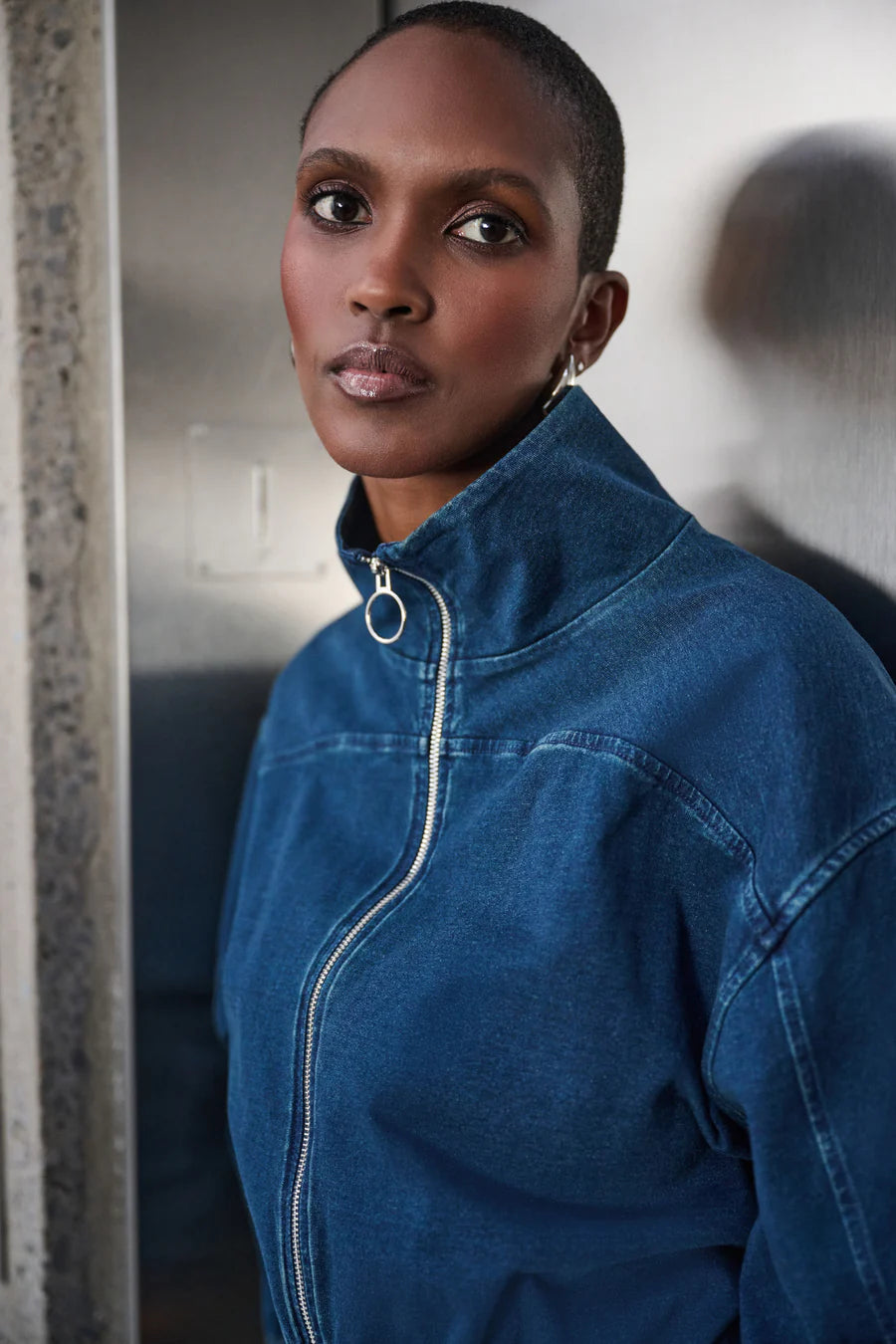 263634 Bomber Jacket Denim