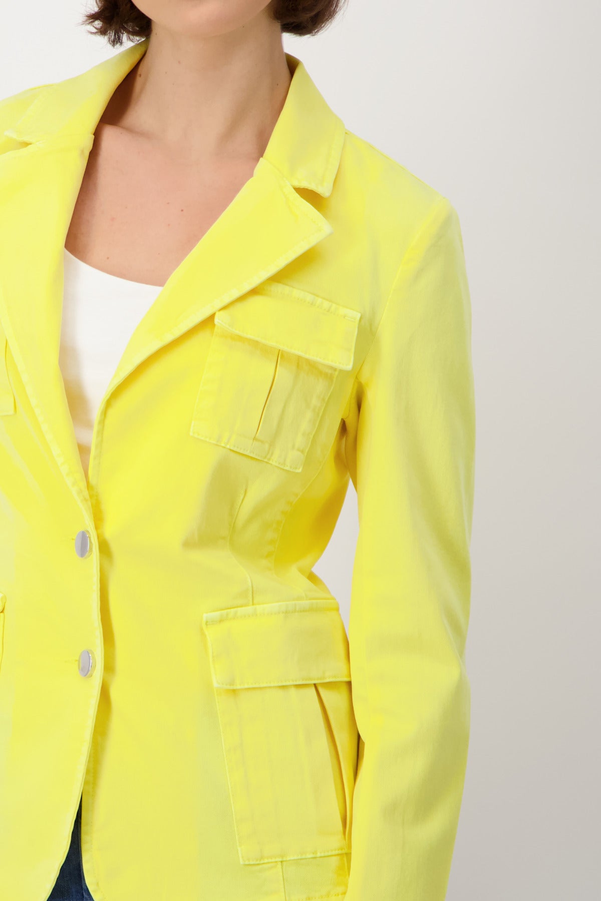 Lapel Collar Blazer Sun