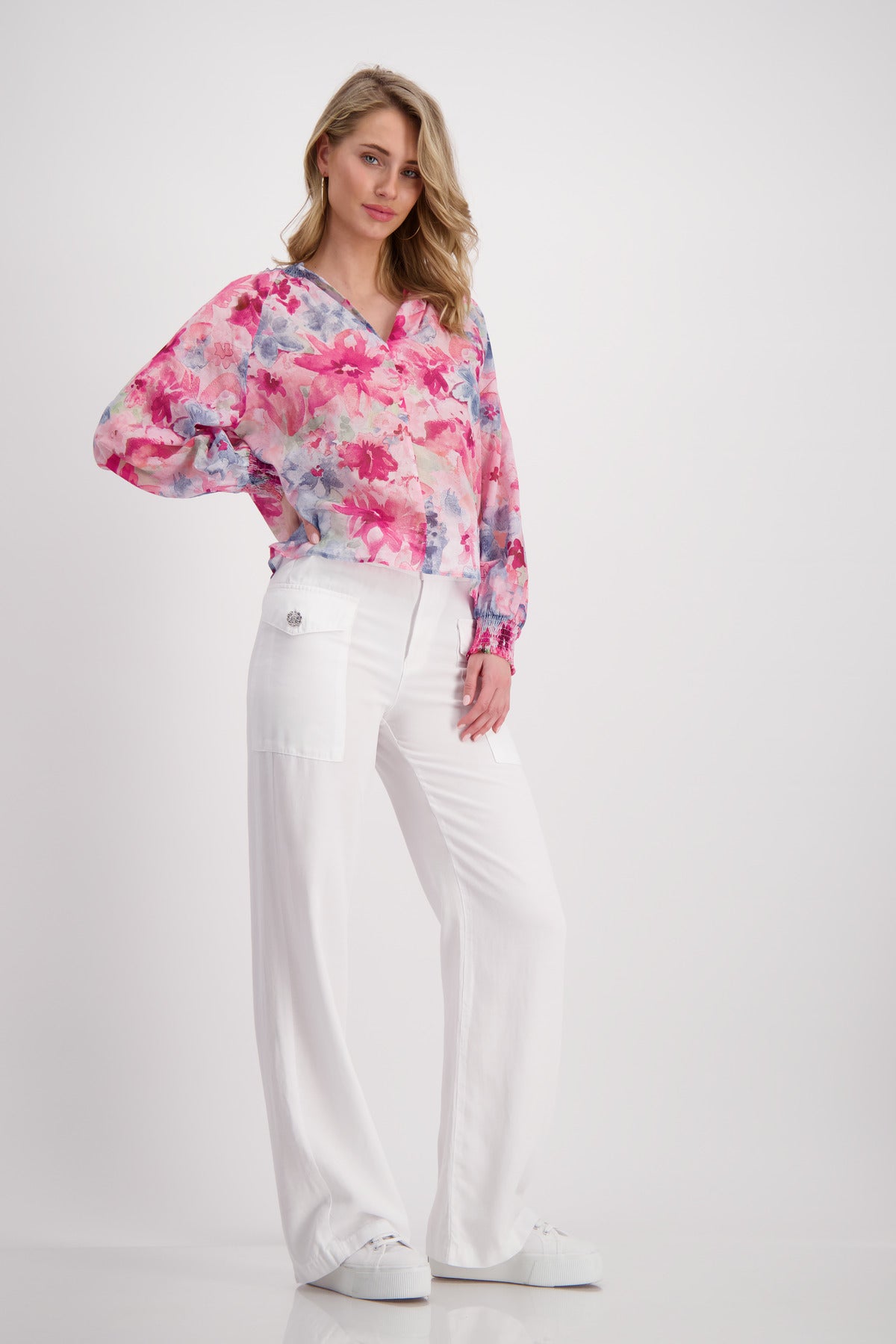 Blouse Flower Pink