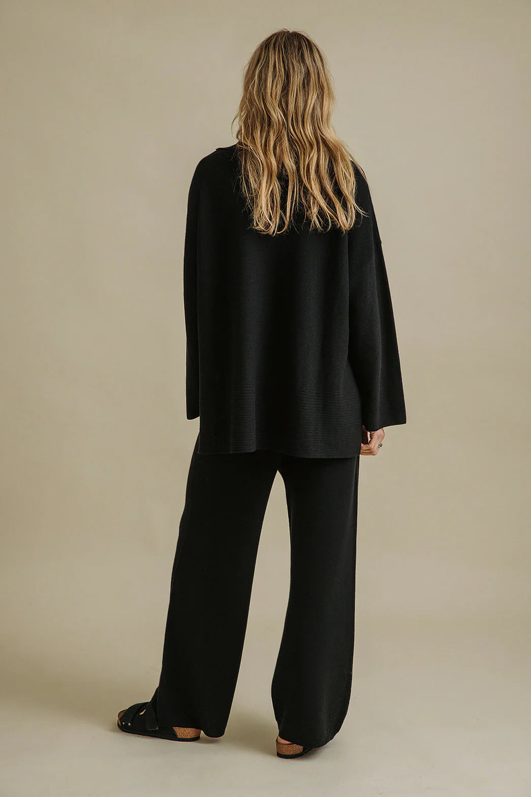 Grace Merino Cotton Pant Black