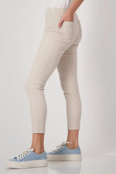 Pants Basic Jeggings Warm Sand