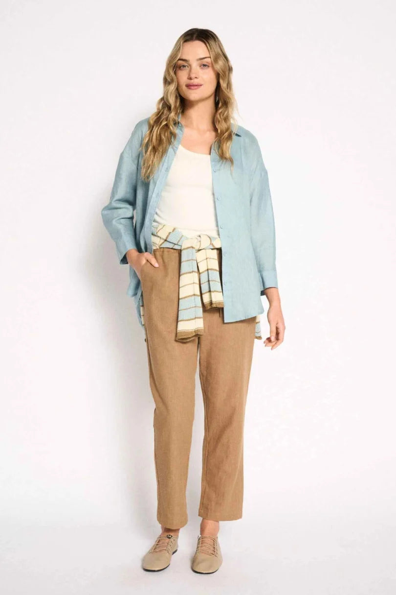 LL Boyfriend Shirt Aqua Haze
