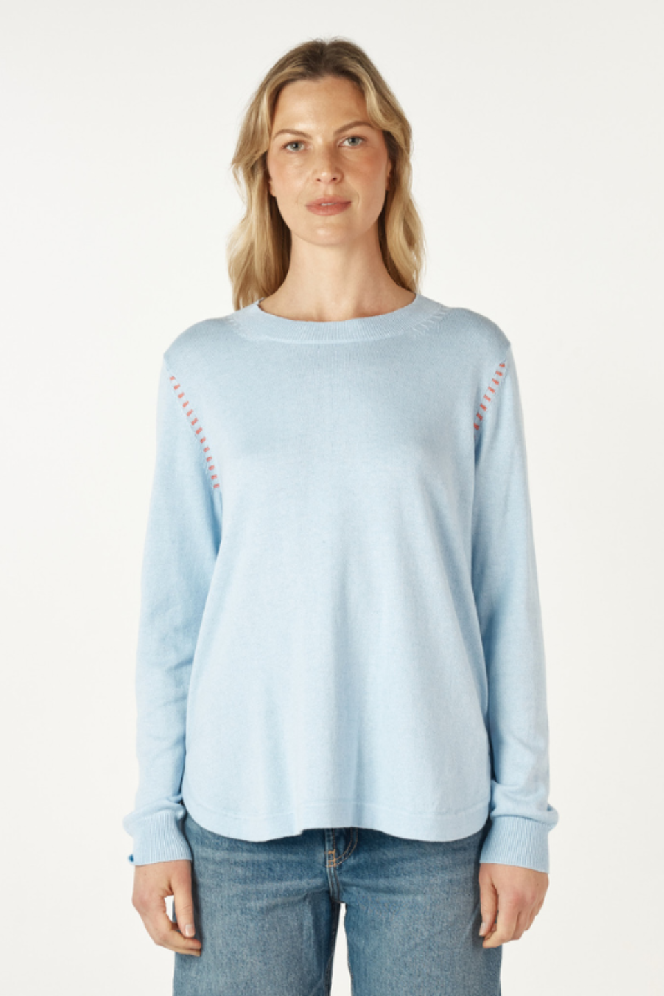 Essential Shirt Bottom in Sky