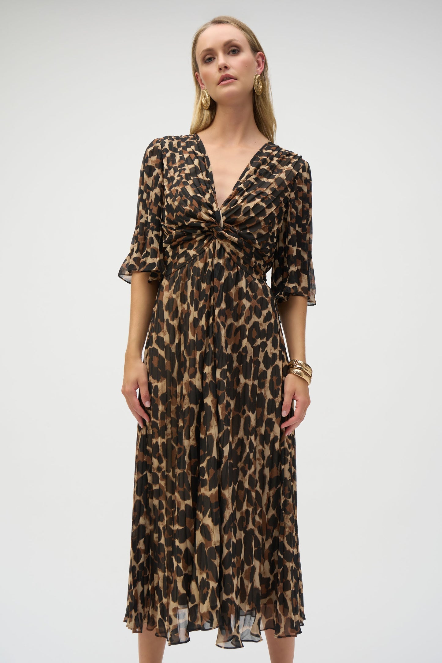 Flare Dress in Animal