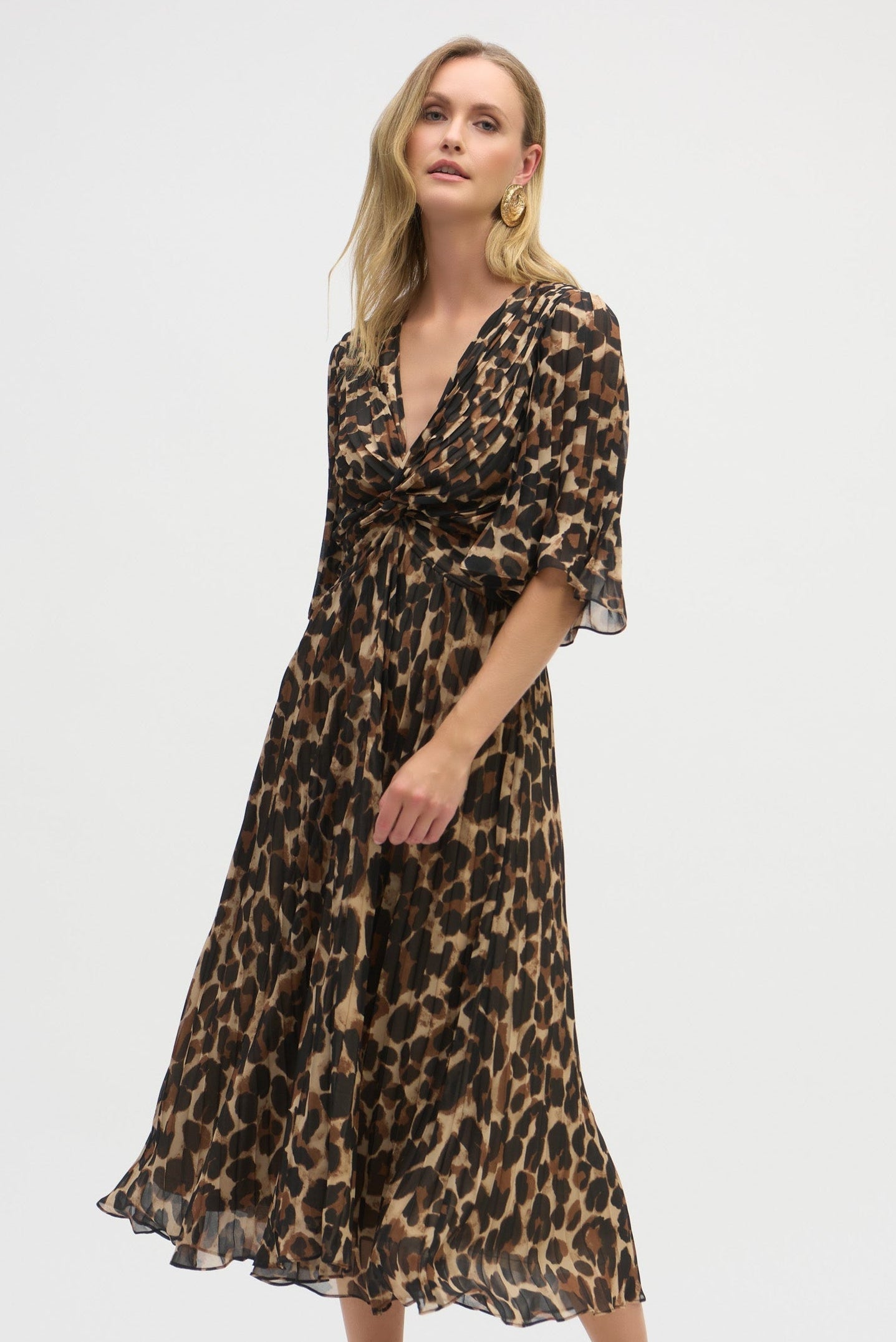 Flare Dress in Animal
