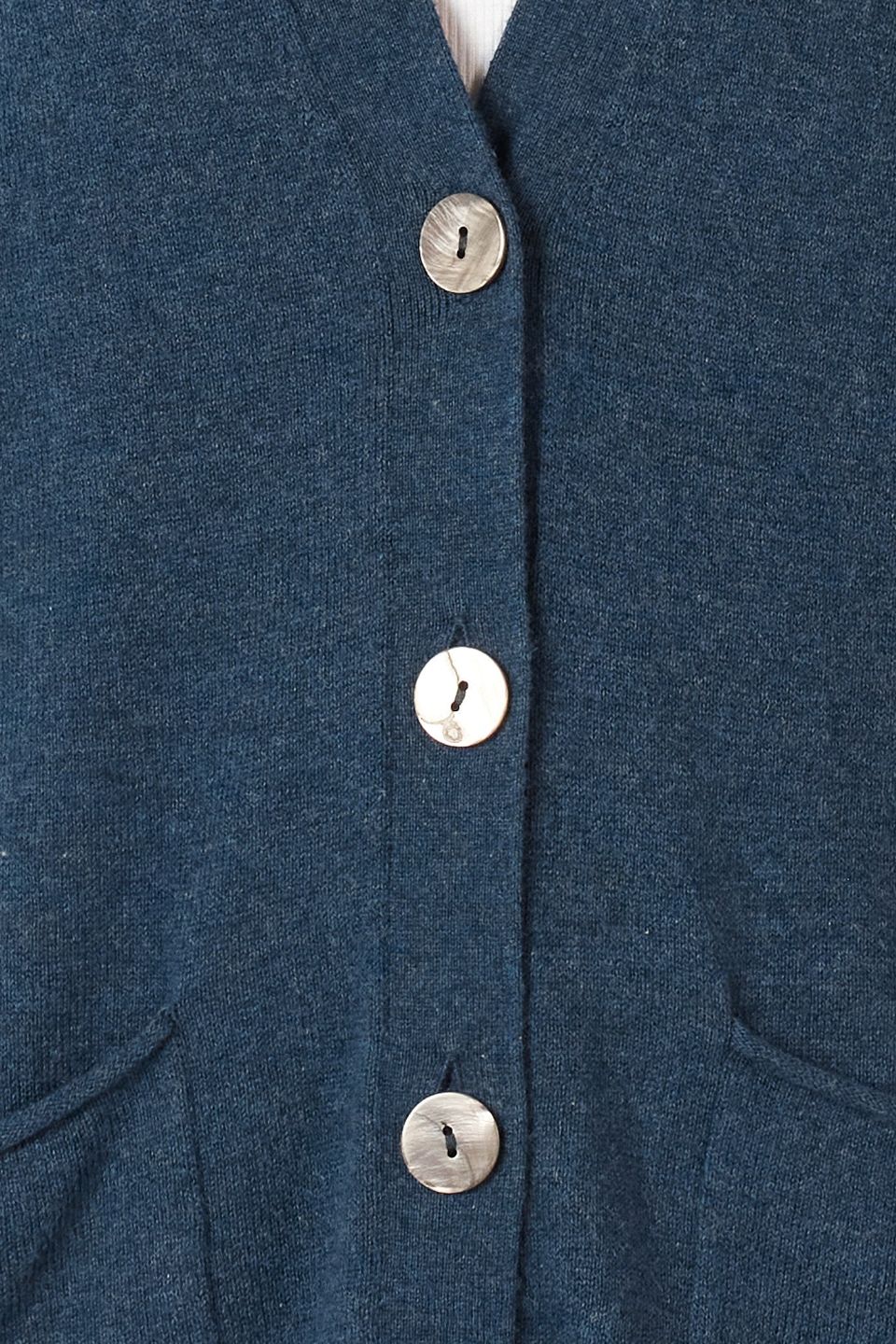 College Cardi in Denim Combo