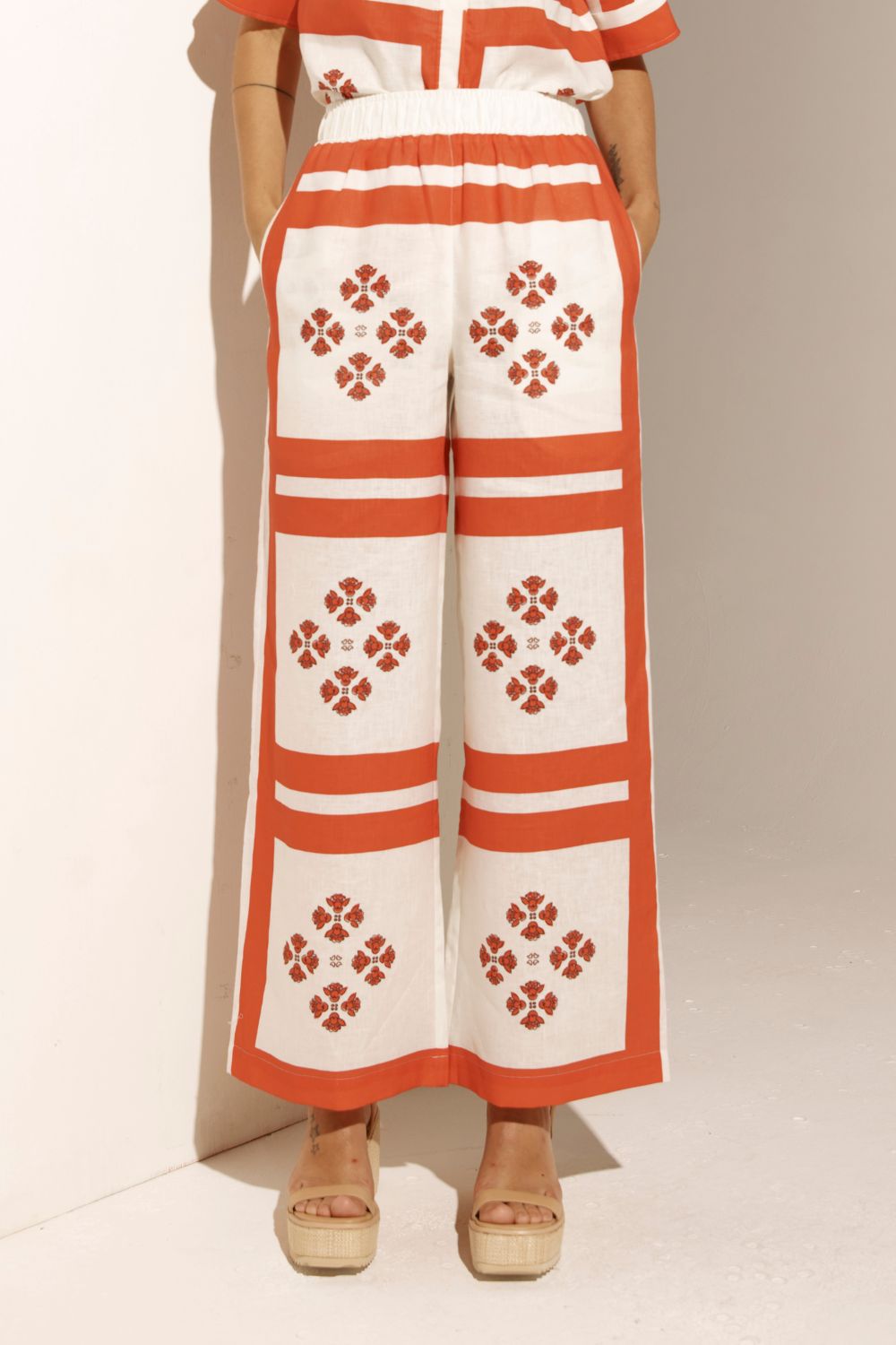 Breeze Pant Tamarillo Scarf