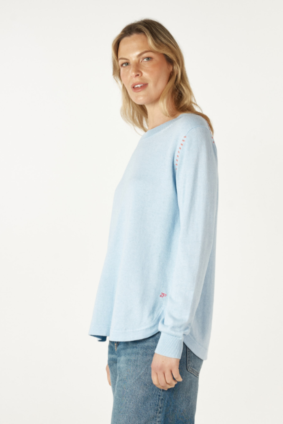 Essential Shirt Bottom in Sky