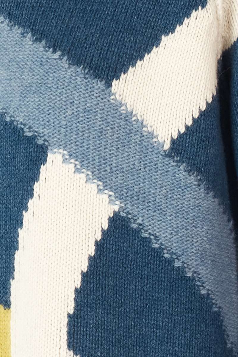 Road Map Jumper in Denim