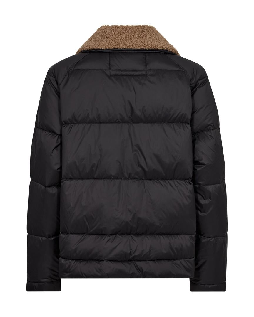Ridel Quilt Down Jacket Black