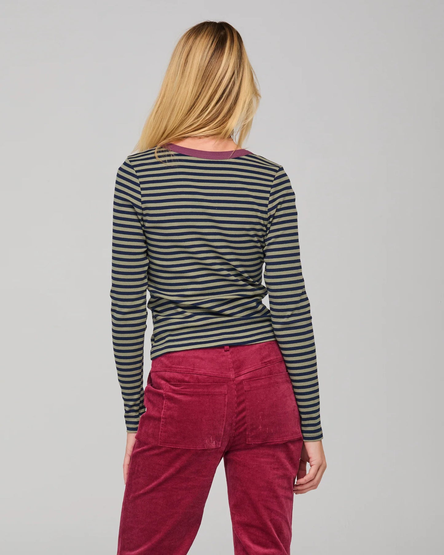 Bellissimo LS Top Stripe