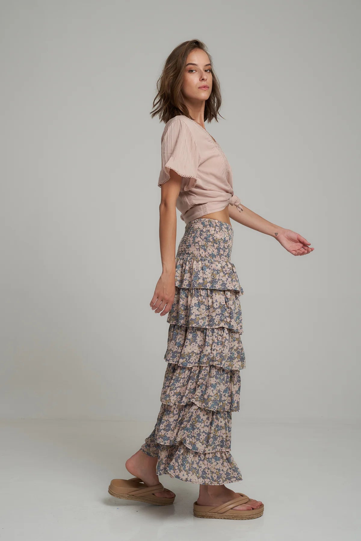 Dream Skirt Floral Blue Floral S