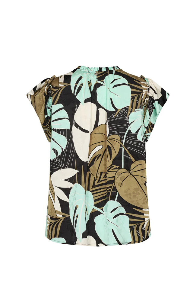 Tea Arum Blouse Black