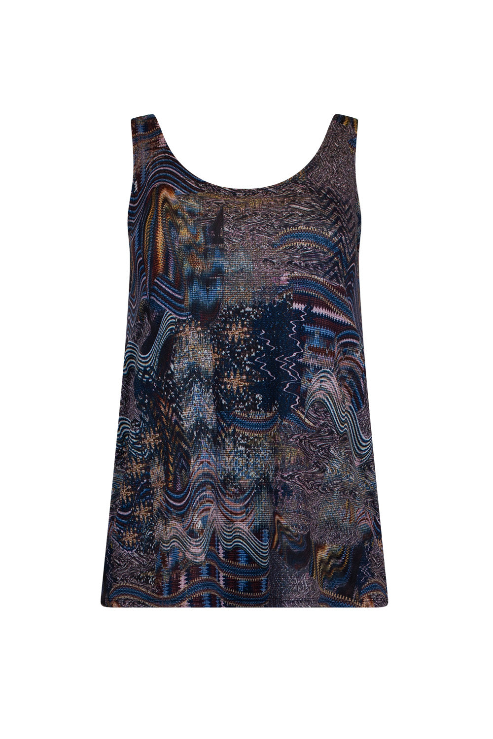 Liberty Blouse Indigo Multi