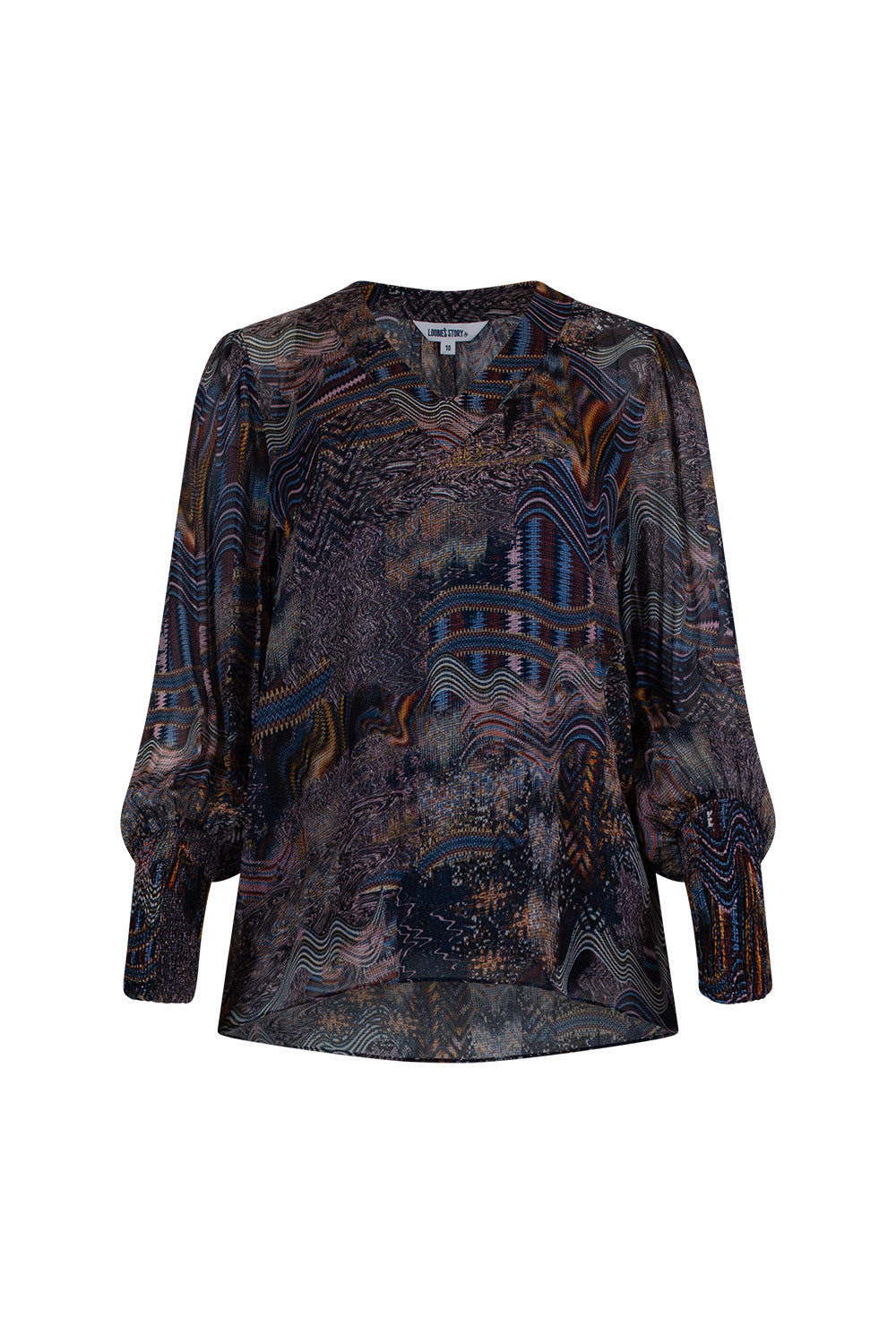 Liberty Blouse Indigo Multi