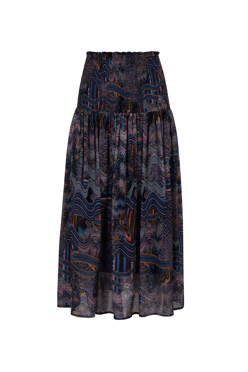Liberty Skirt Indigo Multi