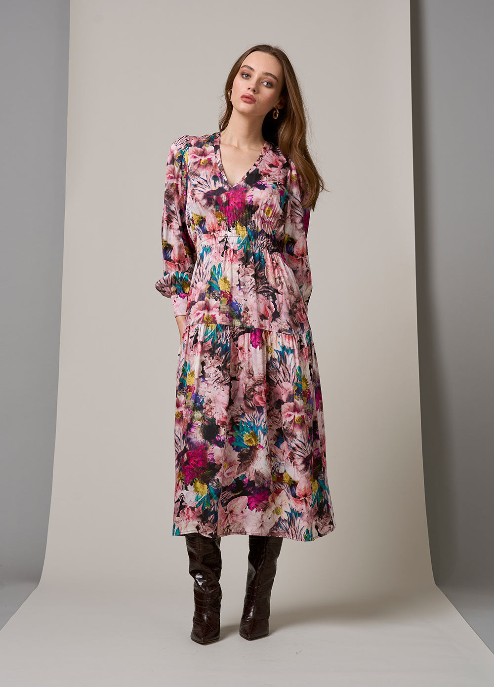 Duchess Dress - Blush Multi