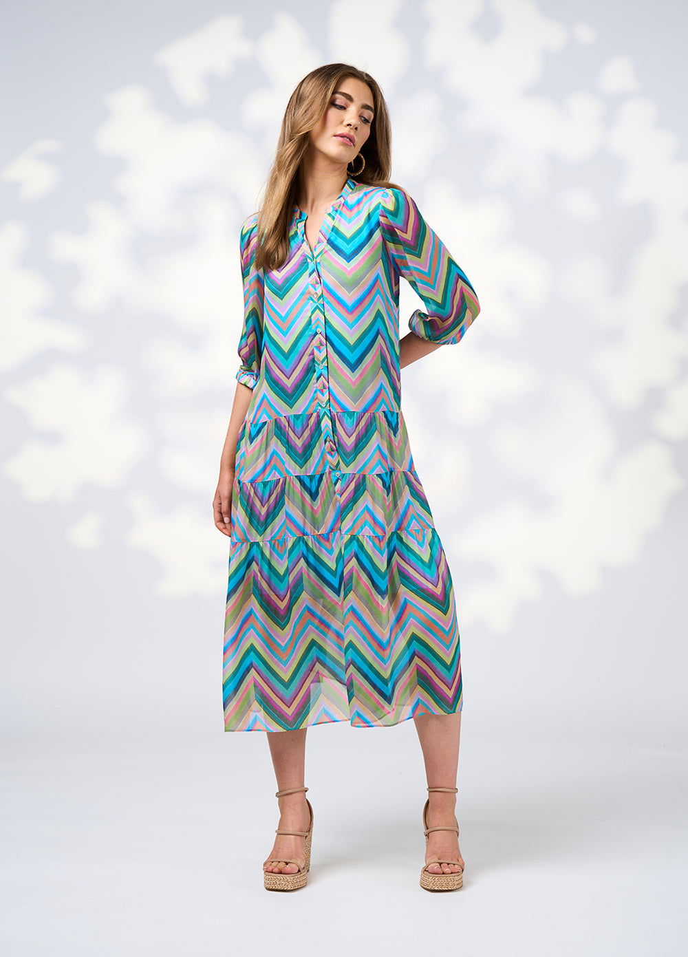 Wanderlust Midi Dress Multi