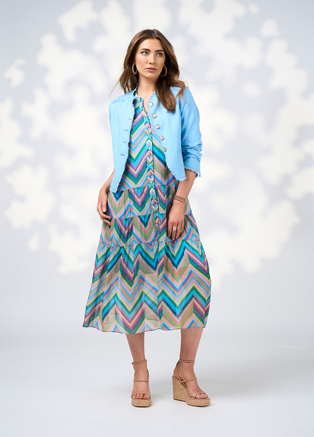 Wanderlust Midi Dress Multi