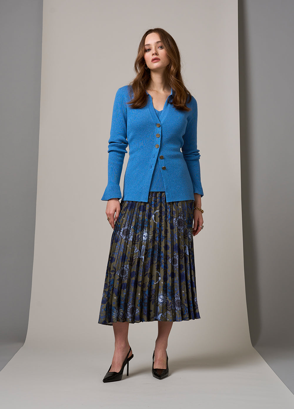 Zara Cardigan - Wedgewood Blue