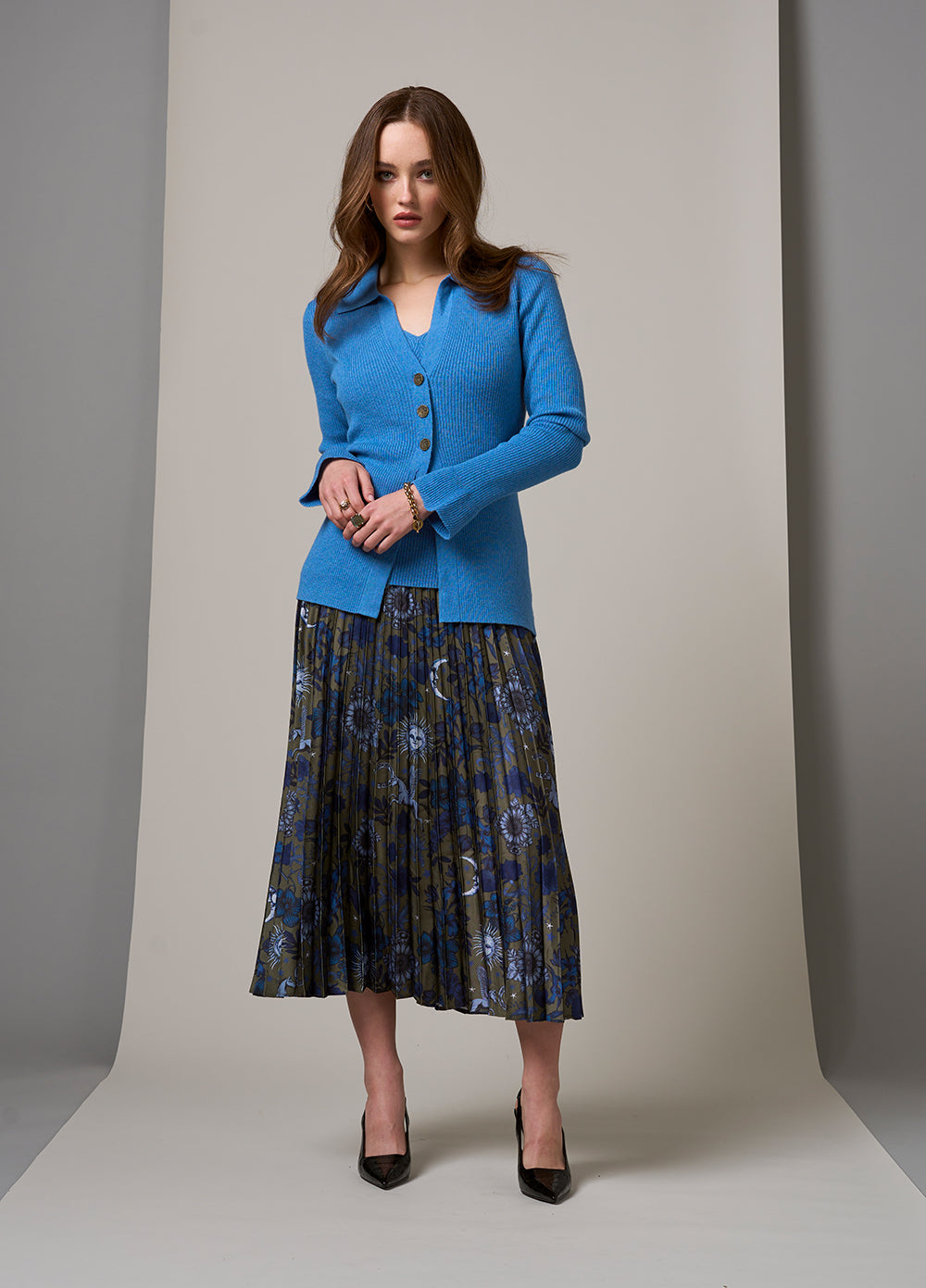 Zara Cardigan - Wedgewood Blue