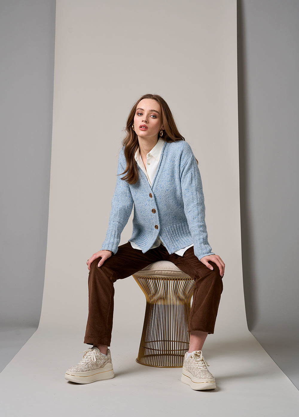 Hetty Cardi Blue Bell