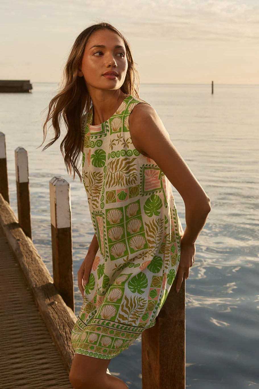 Emmett Tie Back Shift Dress