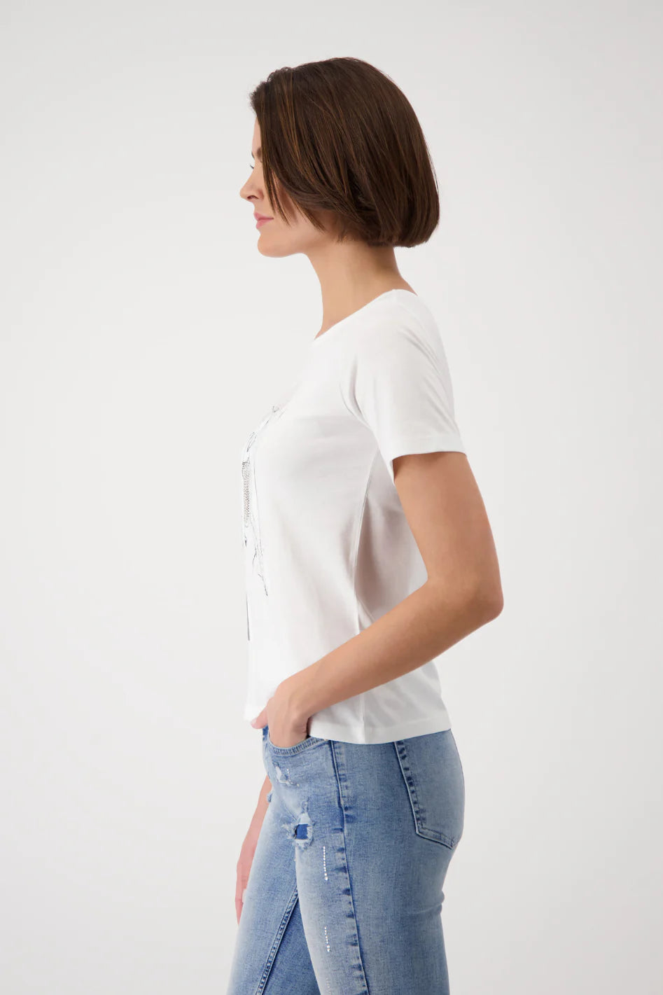 T-shirt Women Drawn Off White