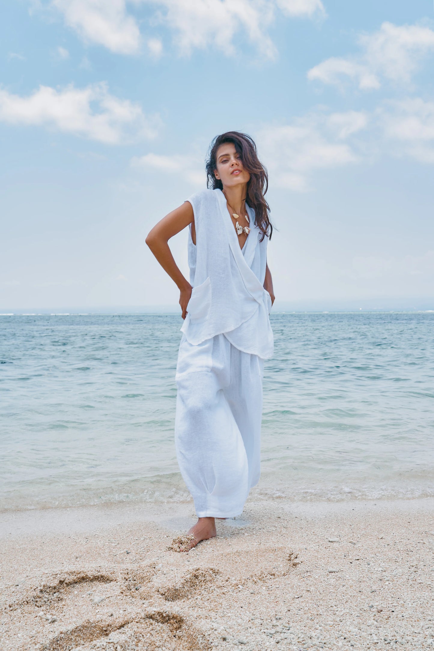 Waverly Pant White