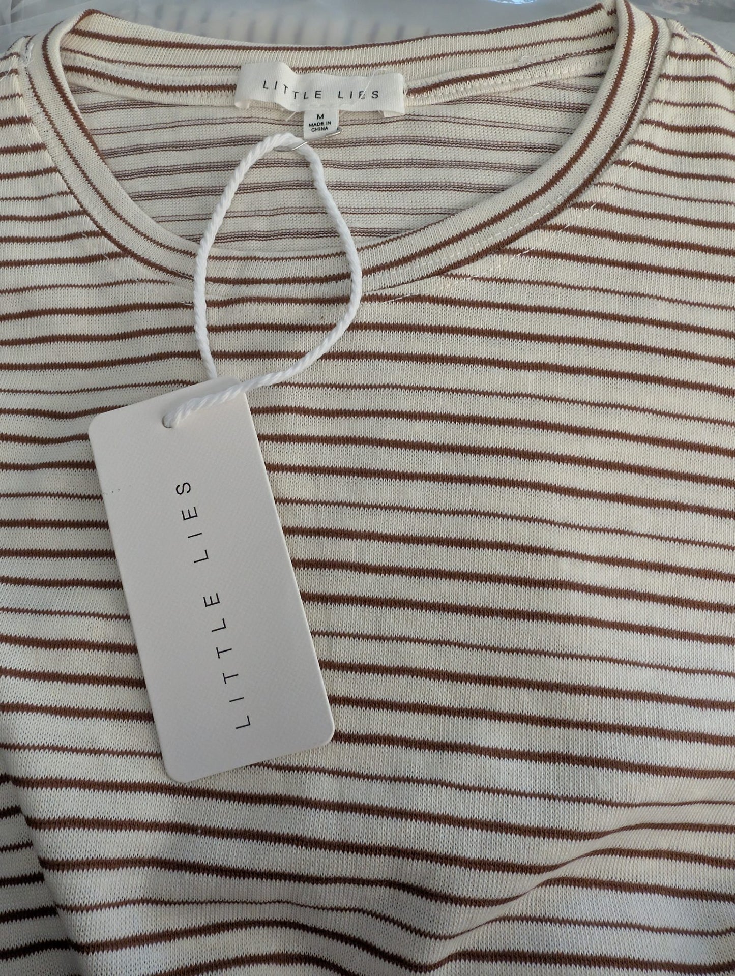 Petra Tee Chocolate Stripe
