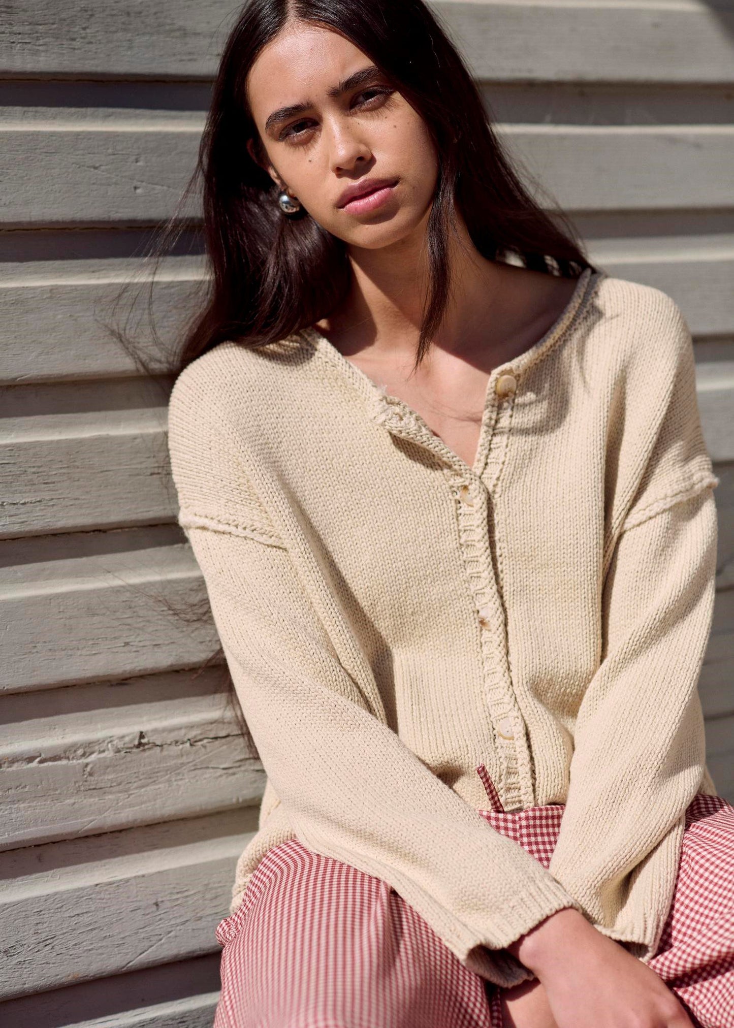 Raya Cardigan Natural