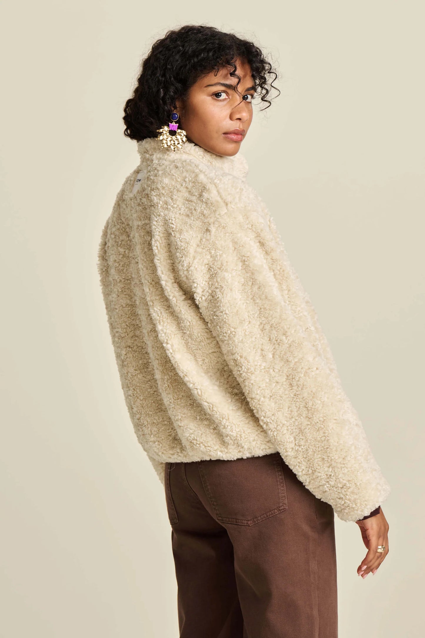 Teddy Jacket Ecru