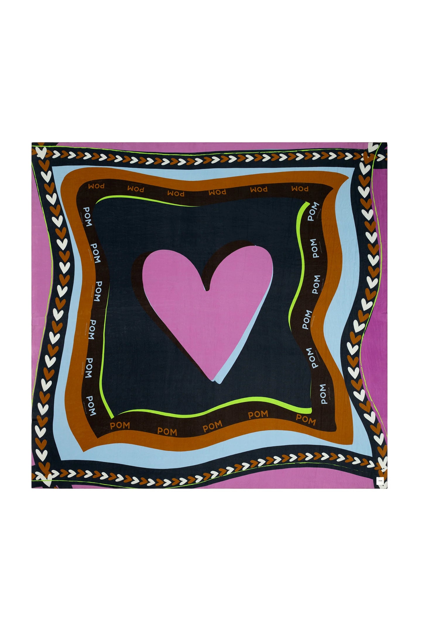 Shawl Silk Heart