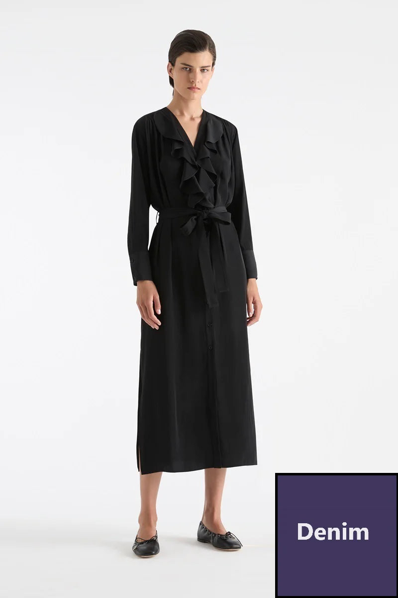 Billow Dress Denim