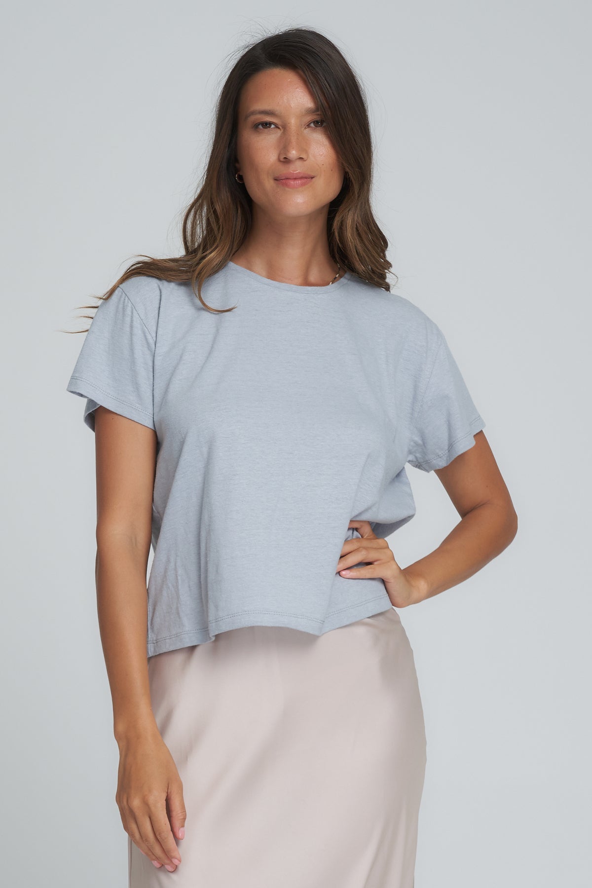 Boxy Tee Blue Haze