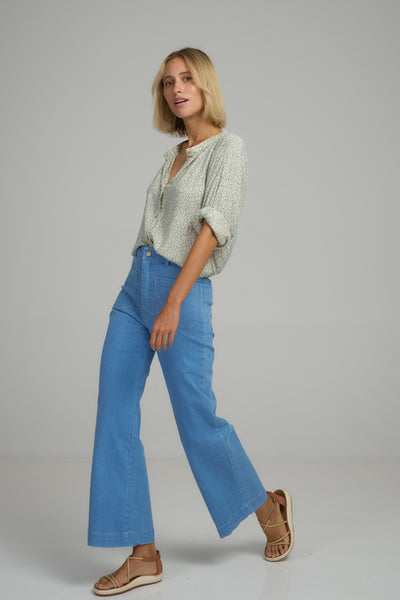 Ginger Shirt Celosia Blue