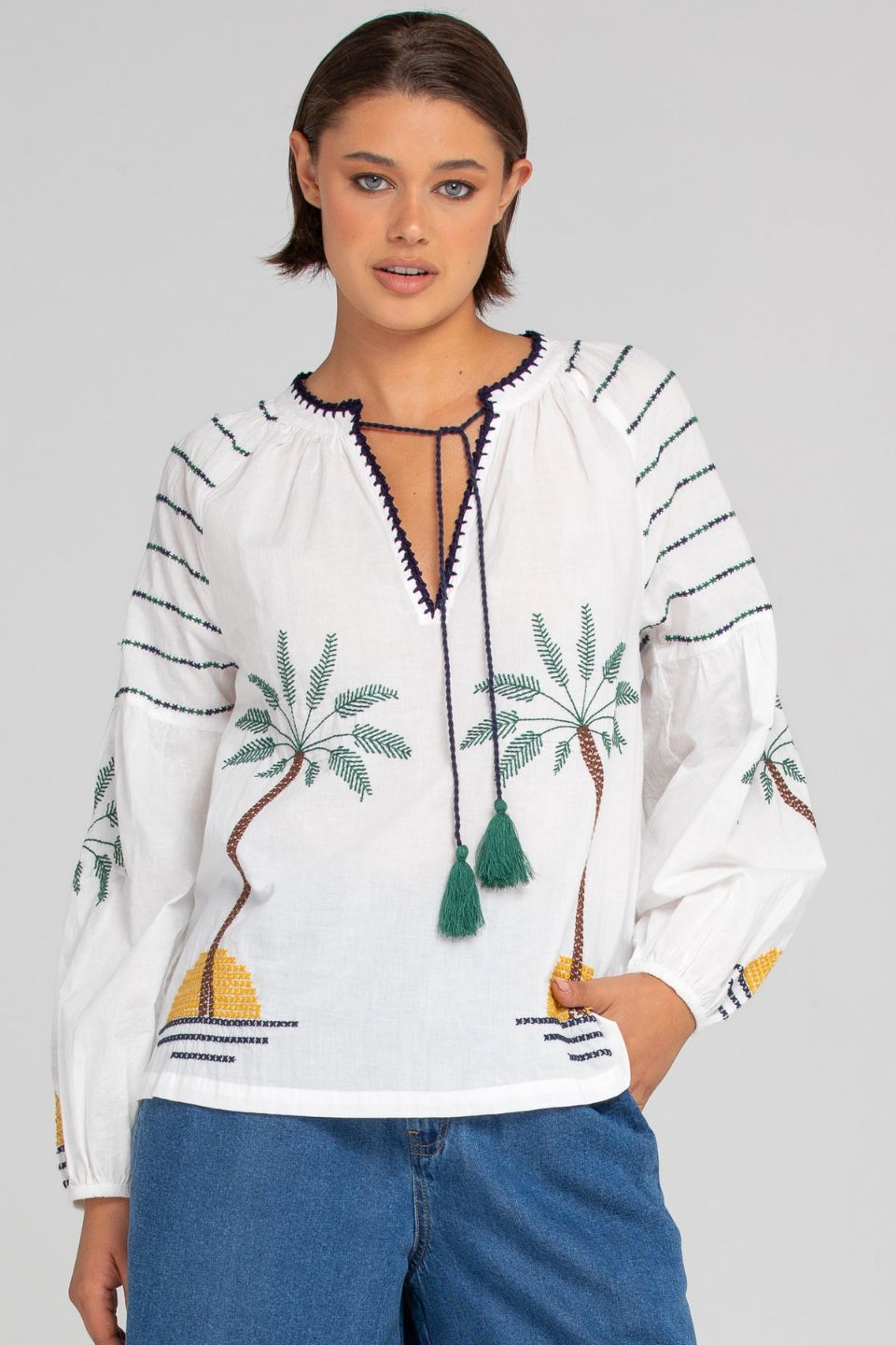 Palm Shirt White