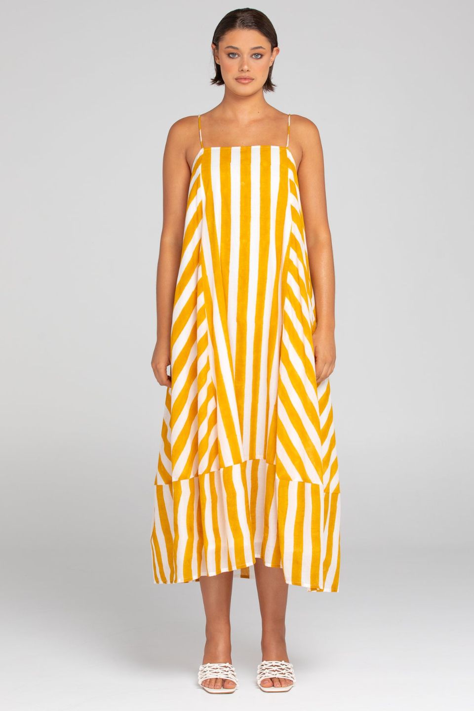 Sami Dress Tropical Stripe