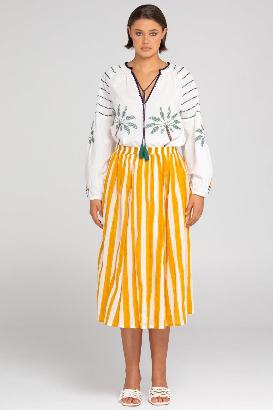 Sami Skirt Tropical Stripe