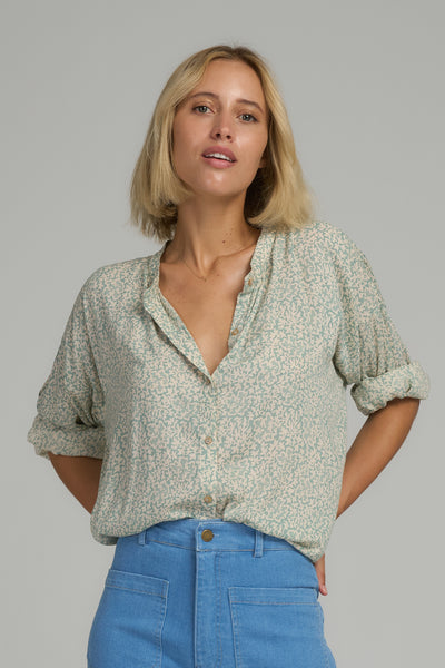 Ginger Shirt Celosia Blue