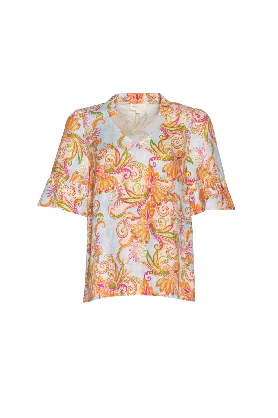 Frond Of You Top Blue Multi