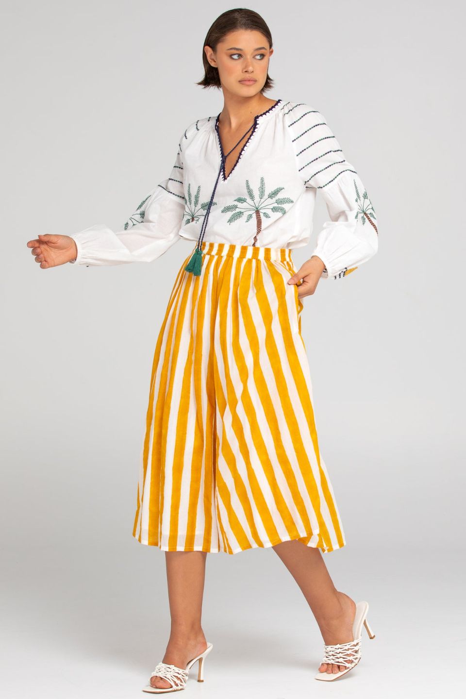 Sami Skirt Tropical Stripe